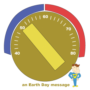 Adjust a thermostat #oneplanetleft