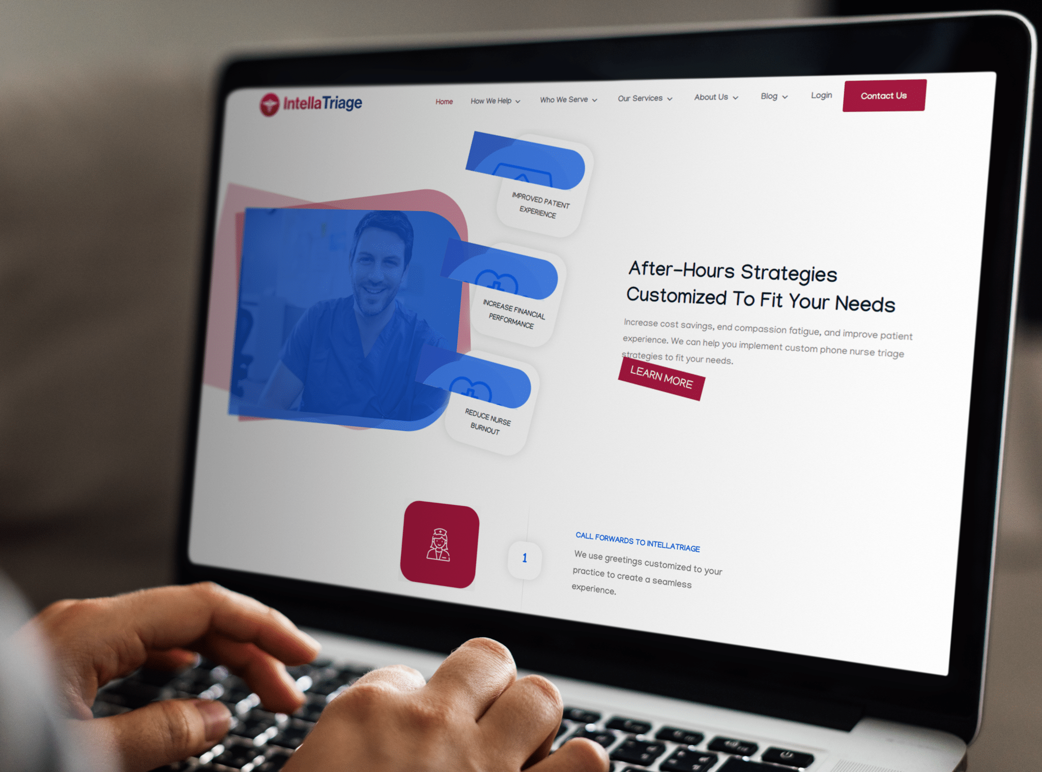 IntellaTriage After-Hours Strategies Customized to Fit Your Needs webpage.